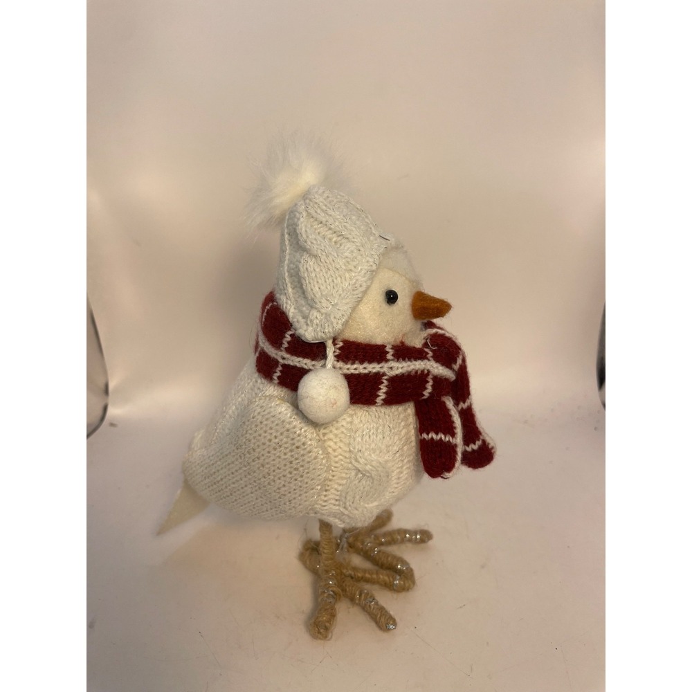 Threshold Wondershop Bird Isley 2018 red scarf white sweater and hat